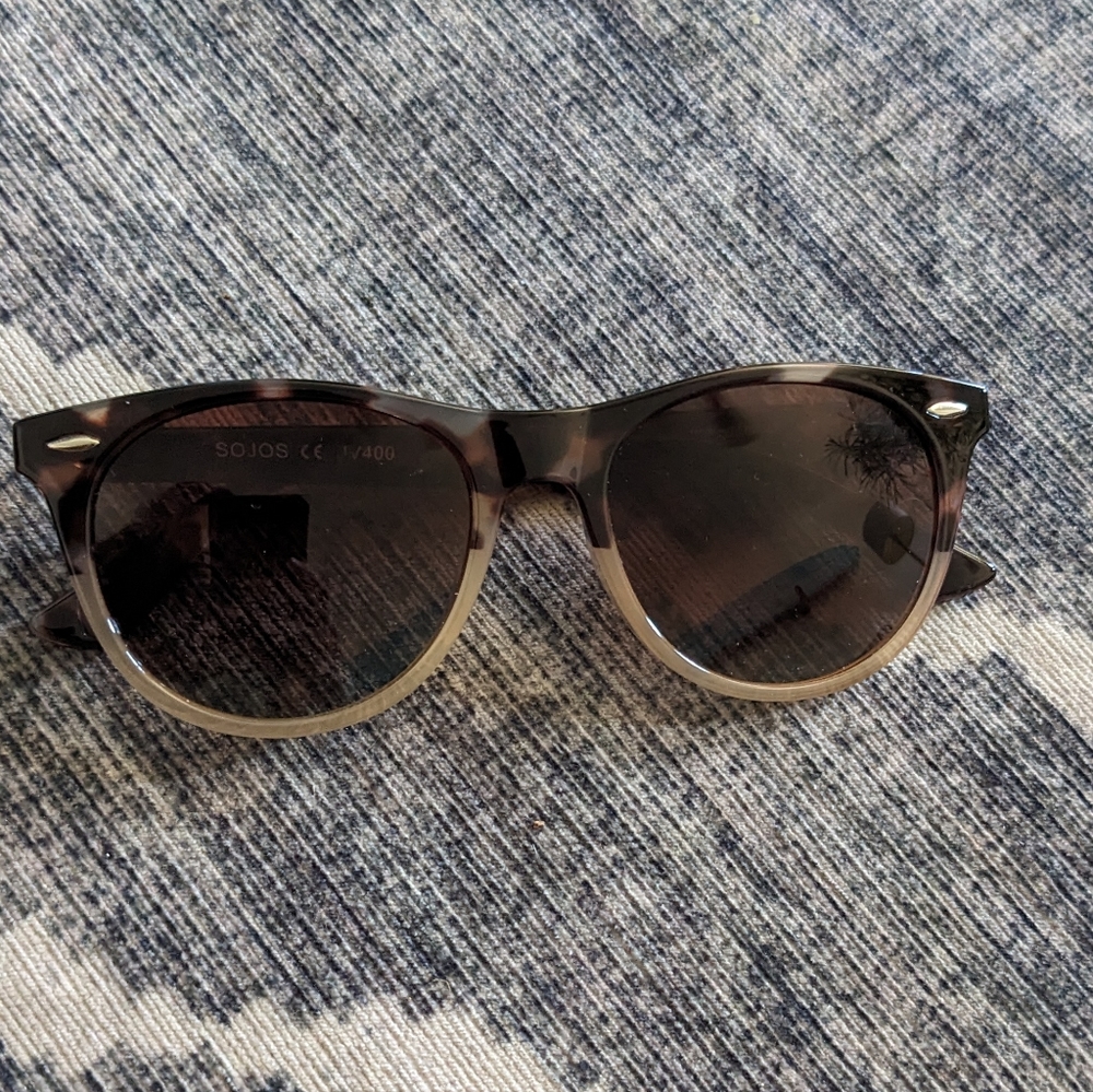 Sojos retro sunglasses Tortoise Tan